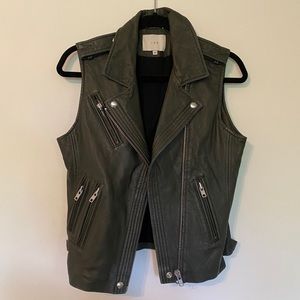 IRO leather vest never used